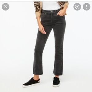 J.crew Factory NWT High Rise Crop Flare Black Jeans 32